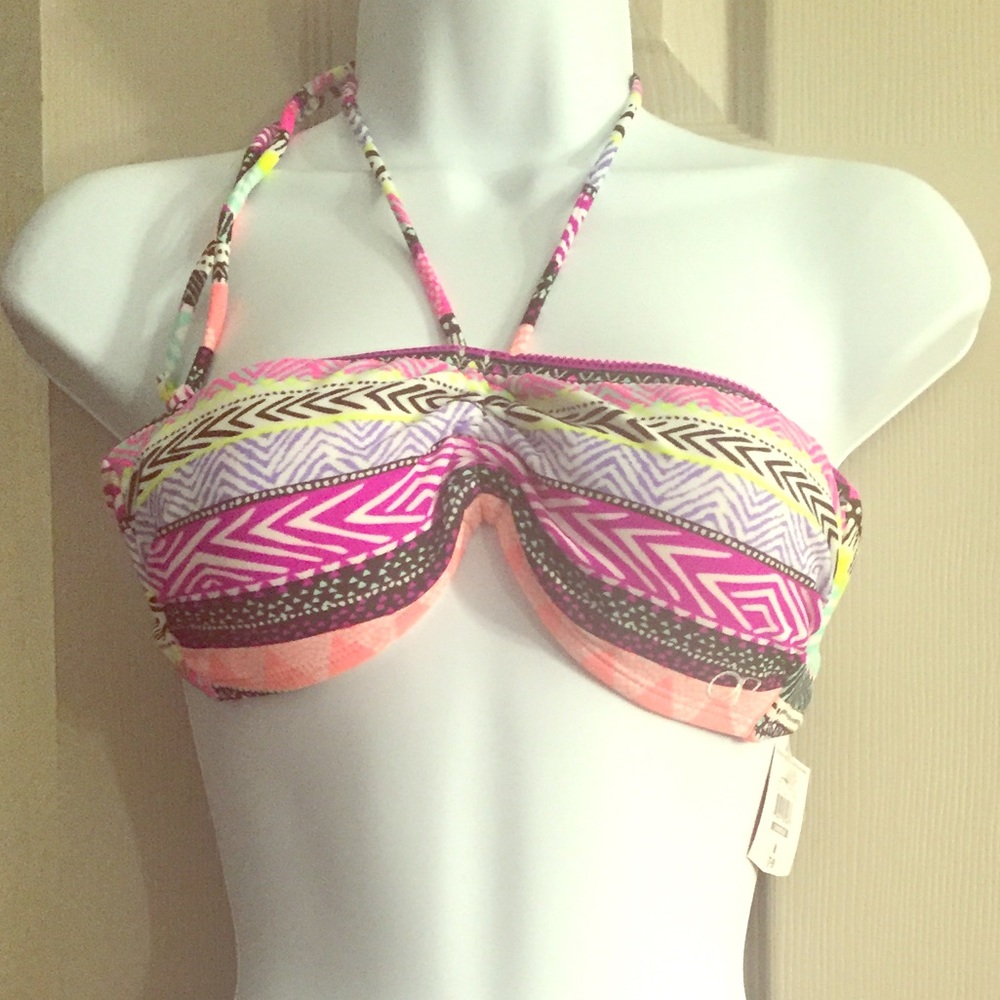 Op bikini bandeau new with tags